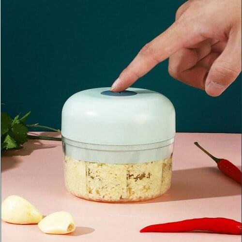 Electric Garlic Press 200/280ml Kitchen Garlic Crusher USB Wireless Food Chili Garlic Chopper Masher Machine Kitchen Accessories