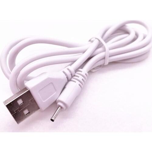 1M/3FT DC 2mm USB Charging Cable for Nokia 1200 1202 1203 1208 1209 1265 1280 1315 1325 1506 1616 1650 1680c 1681c 1682c-WHITE