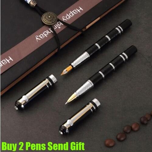 Classic Design Full Meal Roller Ballpoint Pen Business Men Writing Signature Pen Buy 2 Pens Send Gift