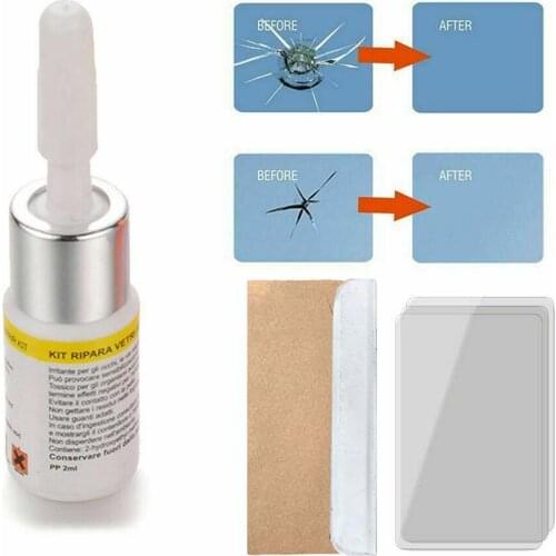 Car Styling Windshield Repair Kit Window Repair Tools Glass Crack Windscreen Scratch Screen strips Window blade Restore res I3A6