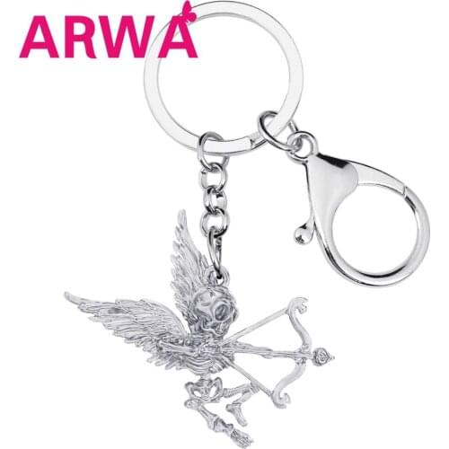 Newei Halloween Antique Gold Plated Skull Keychains Skeleton Keyring Jewelry For Women Girl Men Fashion Gift Wallet Decoration