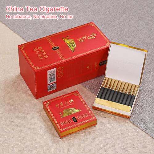 NEW China Black devil Tea Cigarette panda Tea Herbal Cigarettes Healthy No Nicotine Tobacco free Health products quit smoking