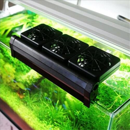 Aquarium Cooling Fans Cold Wind Chiller Adjustable Water Cooler 3 Fan Heads Automatic Temperature Control Products practical
