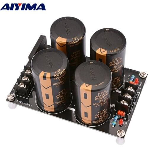 AIYIMA Rectifier Filter Power Supply Board 50V 10000uf Amplifier Rectifier AC to DC Power Supply DIY LM3886 TDA7293 Amplifiers