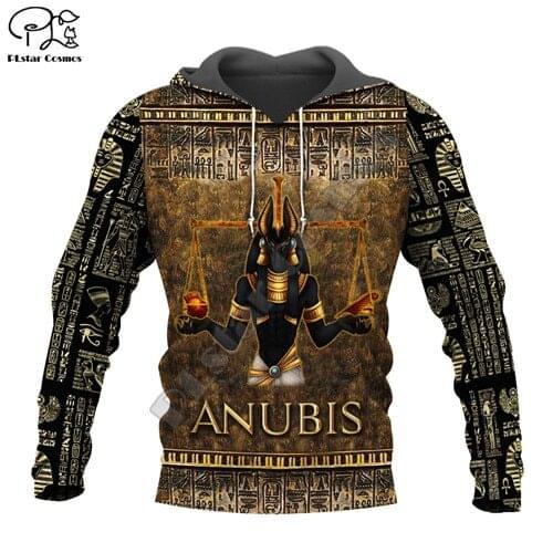 PLstar Cosmos God of The Egyptian Egypt Ancient Symbol Anubis Face NewFashion Funny 3DPrint Zipper/Hoodies/Sweatshirts/Jacket 10
