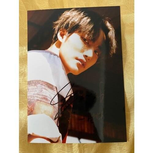 Hand signed ATEEZ Park Seong-hwa autographed photo K-POP 5*7 082020C