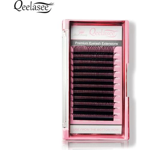 Qeelasee Y Shape Lash Extension Wholesale Mink Volume YY Individual Eyelash Professional Natural Soft False Eye lash Supplies