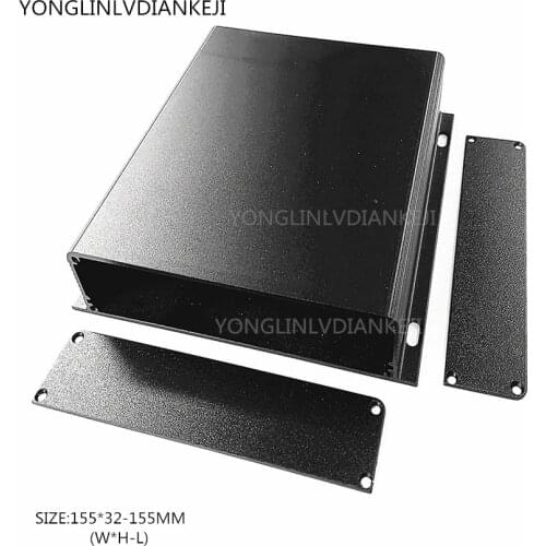1pcs Aluminum box 155*32-155mm/Controller housing/Aluminum profile housing/Pcb shell
