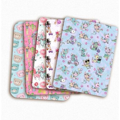 Polyester Cotton Fabric Cartoon Alpaca Giraffe Pattern Cloth Sheets Home Textile Dress Mask Sewing Crafts Material 45*145cm 1pc