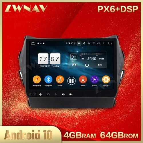 2 din Android 10.0 screen Car Multimedia player For Hyundai IX45/Sante Fe 2014-2018 radio stereo GPS navi head unit auto stereo