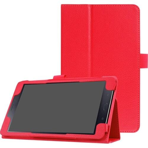 50Pcs/lot Slim Folding Folio PU leather Cover Case with stand for Samsung Galaxy Tab A 8.0 inch( 2017 Release) T380/T385