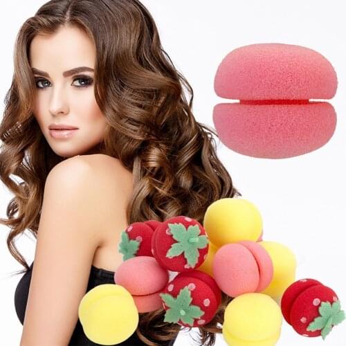 6pcs Sleep Sponge Soft Curly Ball Salon Styling Tool