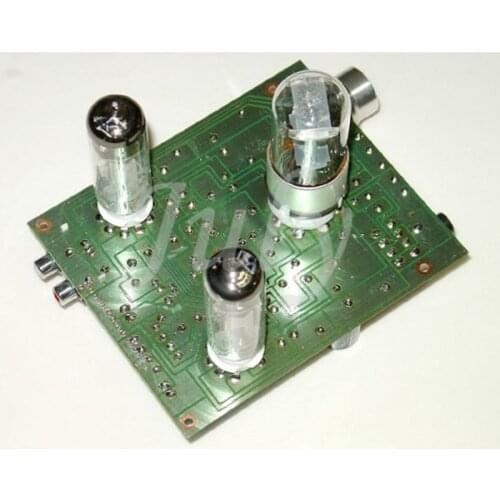 6N8/6N9P push 6C19 amplified single-ended Class A 1W+1W/8Ω fever-level tube bile amp board, 30-40Khz (+-1db)