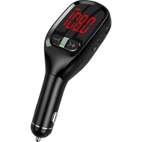 G11S Wireless Fast Car Kit Charger Bluetooth Car MP3 Player FM Transmitter 3.1A Dual USB Ports Charge Support TF Card