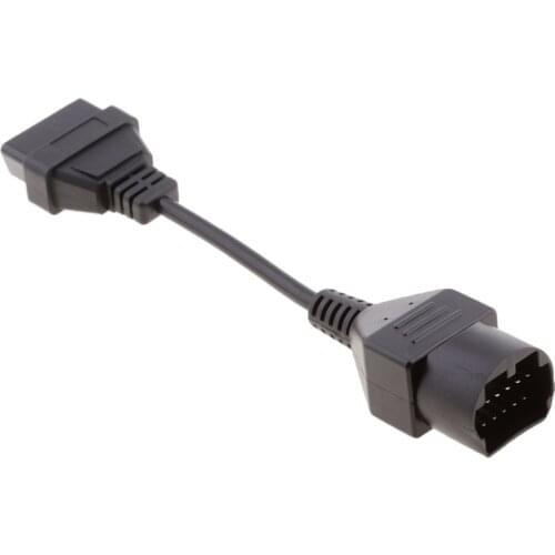 Car Diagnostic Cable 17Pin OBD 1 to 16Pin OBD II Adapter Converter for Mazda
