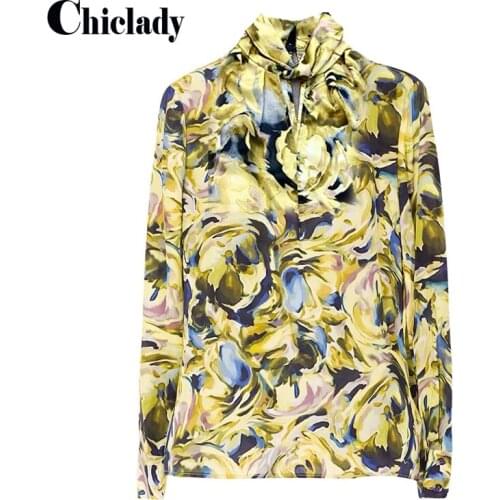 Блузки с воротником стойка Cechy Daisy China At AliExpress