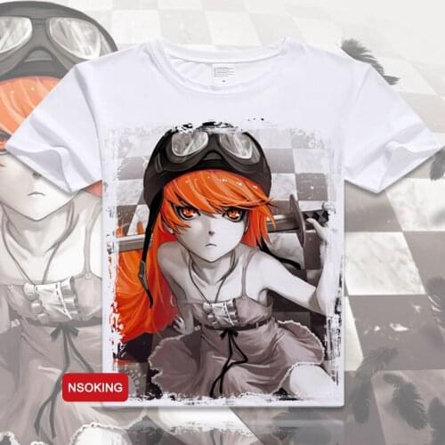 Bakemonogatari Monstory T-Shirt New Anime Senjougahara Hitagi Cosplay Fashion Men Women Tops