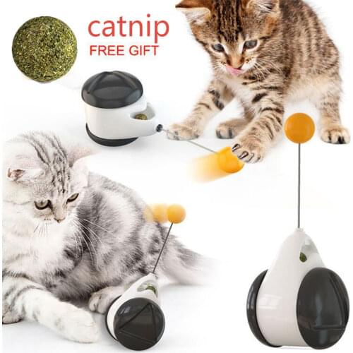 Pet Cat Toy Catnip Smart Automatic Rotating Ball Interactive Cat Toy Rotating Mode Funny Cat Toys Pet Supplies No Need Recharge