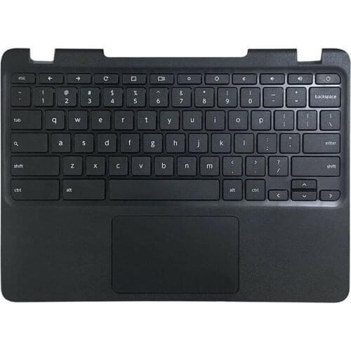 JIANGLUN For Lenovo N23 Chromebook Palmrest with US Keyboard Touchpad Assembly Black