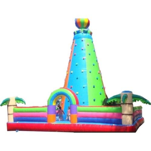 Customizable 0.55mm PVC inflatable climbing wall / inflatable rock climbing wall for children