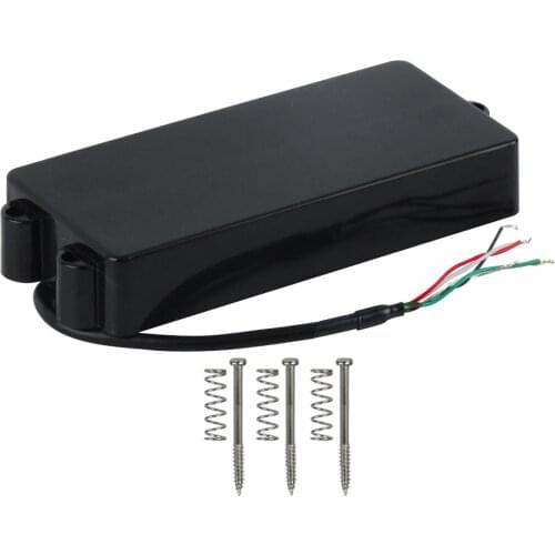 NEW Black Sealed Bass Humbucker Pickup 5 String for Music Man Bass Ceramic Magnet