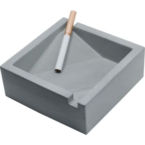 Concrete tray mold silicone mold Cement ashtray concrete art ashtray storage plate mould