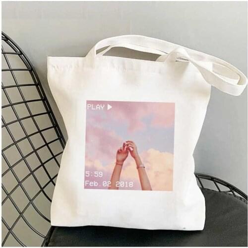 Michelangelo shopping bag eco recycle bag shopper reusable shopper bag woven tote foldable cabas