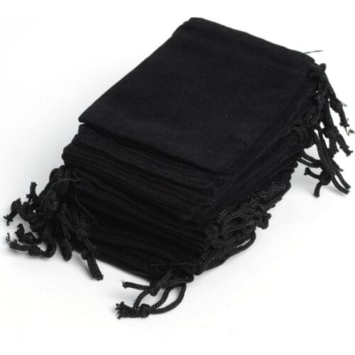 Jewelry Packing 50pcs Velvet Drawstring Pouch Bag jewelry Bag 7x9cm 2.75x3.54",party Holiday New Year Christmas wedding Gift Bag