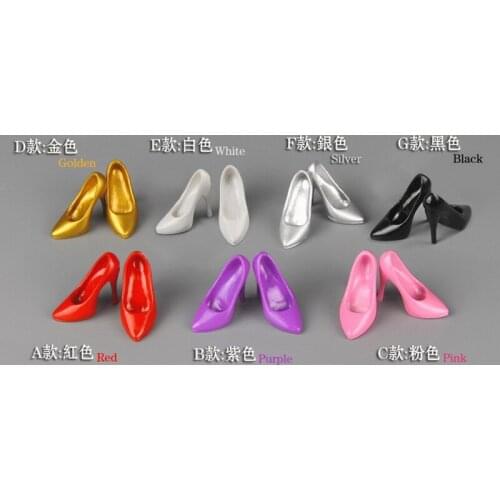 ZYTOYS 1/6 Scale Soldier Model Doll Womens High Heels Series 12-inch Action Figure High Heels Model Collection Gift