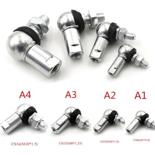 1PC Ball Head Joint Rod End Bearing M5 M6 M8 M10 Right Angle CS8/CS10/CS13/CS16 Anti-dust Ring