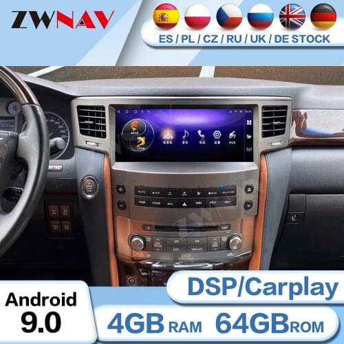128G Carplay Android 10 For Lexus LX570 2007 2008 2009 2010 2011 2012 2013 2014 2015 GPS Navi Car Radio Stereo Player Head Unit
