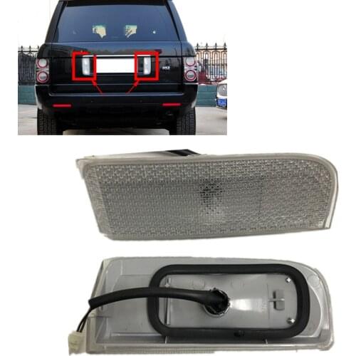 2PCS Left & Right Tailgate Rear Reverse Backup Light For Land Rover Range Rover L322 2003-2012 Trunk Tail License Plate Lamp