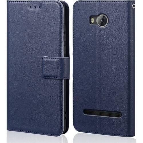 4.5" Leather Case for Huawei Y3 II Case Y3 II Y3 2 Lua-L21 LUA-U22 Cover TPU Soft Silicone flip Case Huawei Y3 II Phone Case