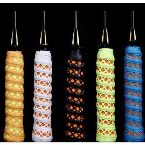 Anti-slip Badminton Racket Sweat-absorbent Rubber Grip Cover Badminton Racket Two-color Leather Keel Hand Glue