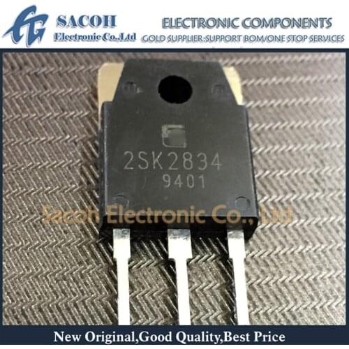 Free shipping 10Pcs 2SK2834 K2834 TO-3P 9A 600V Power MOSFET transistor
