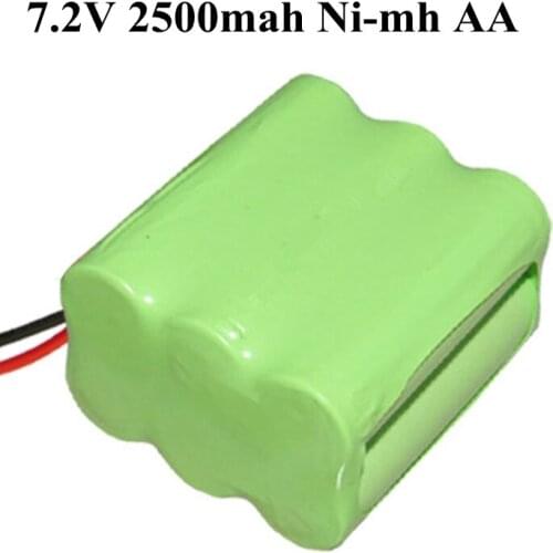 Power Bank 2pcs 7.2v 2500mah Rechargeable Battery Pack Ni-mh NiMH for 380, Mint 5200 Sweeping Machine, Etc