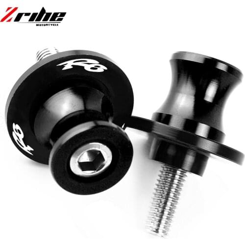 For yamaha YZF R6 1999 2000 2001 2002 2003 2004 2005 2007 -2016 M6 Motorcycle accessories Swingarm Spools slider stand screws