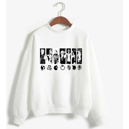 Women Hoodies the Seven Deadly Sins Women Pullovers Hoodies Sweatshirts 90s Anime Hoody Streetwear Tops