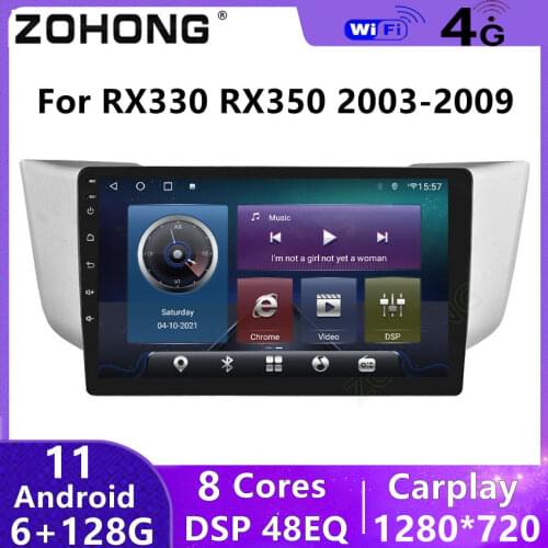 4G DSP for Lexus RX300 330 350 400 android 10 Car Multimedia Player for Toyota harrier autoradio Radio GPS Navigation Stereo BT