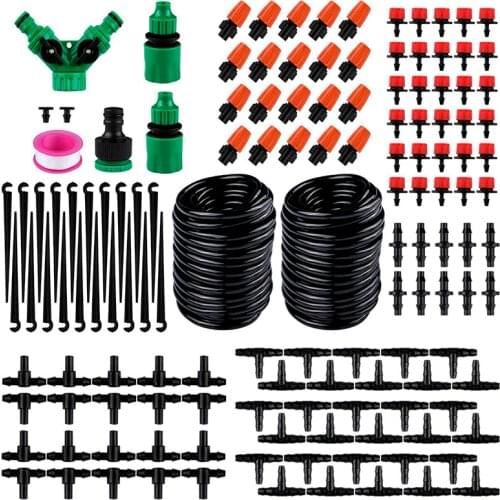 DIY Garden Micro Drip Irrigation Watering System Garden Irrigation Watering Kit Potted Plant Watering System Water Fountain