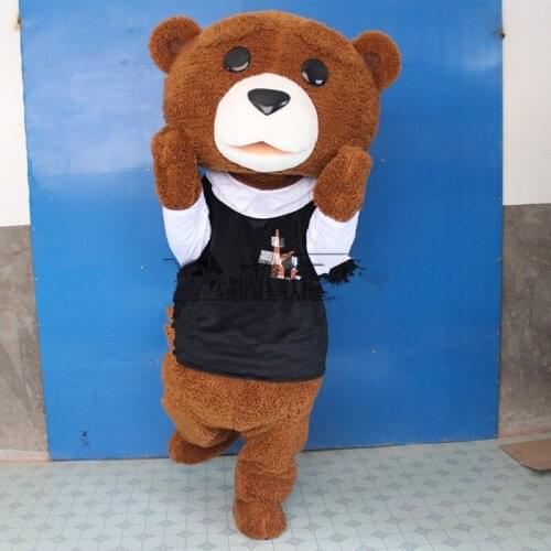 Teddy Bear Mascot Costume Suits Cosplay Party Game Dress Advertising Promotion Carnival Halloween Xmas Easter Adults Fur Mascot