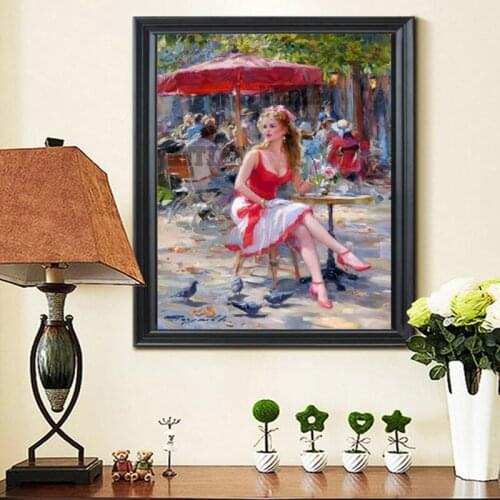 Hot Beauty Lady Birds diamond embroidery full drill 5D DIY diamond painting needlework Cross Stitch mosaicWedding decoration