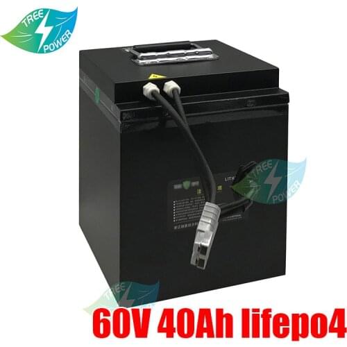 60V 20Ah lithium battery 20S 3.2V LiFePo4 battery with BMS for 1500w electric scooter motor bicycle ebike+ 3A charger