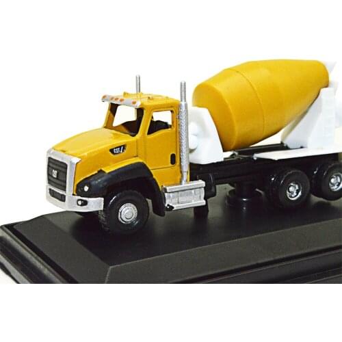 1/160 Scale Model Car Truck Vehicle Mini Construction Building Road Landscape Sand Table Layout Alloy Simulation Cement Mixer