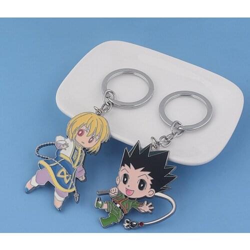 HUNTER x HUNTER Anime Metal Sleutelhangers Killua Zoldyck Kurapika Key Chains For Fans Keyring Key Holder Gift