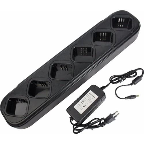 Six-way Charger Single-Row Rapid Charger for Motorola CP040 EP450 CP380/200 GP3688/3188 Walkie Talkie Hf Transceiver