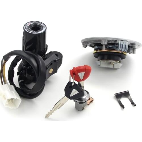 Motorcycle Ignition Key Switch Fuel Gas Cap Seat Lock Kit For Kawasaki ZX1000 1000 27005-0556 27045-5470 51049-0039 51049-0039
