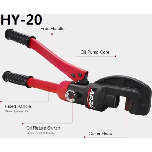 Press Hydra Integral Manual Hydraulic Steel Bar Clamp Small Quick Cutter Building Electricity Rebar Can Be Cut Rebar Stroke 17mm