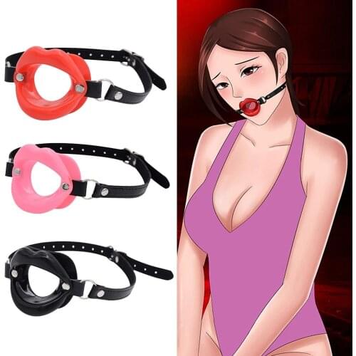 Gag Sex Slave Silicone Lips O Ring Open Mouth Gag Oral Fetish Bdsm Bondage Restraints Erotic Toy Sex Toy for Couples