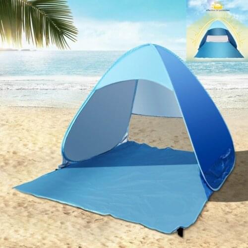 Beach Tent Ultralight Folding Tent Outdoor Automatic Pop up Open Tent Anti UV Family Tourist Fishing Camping Sun Shade tent MJ